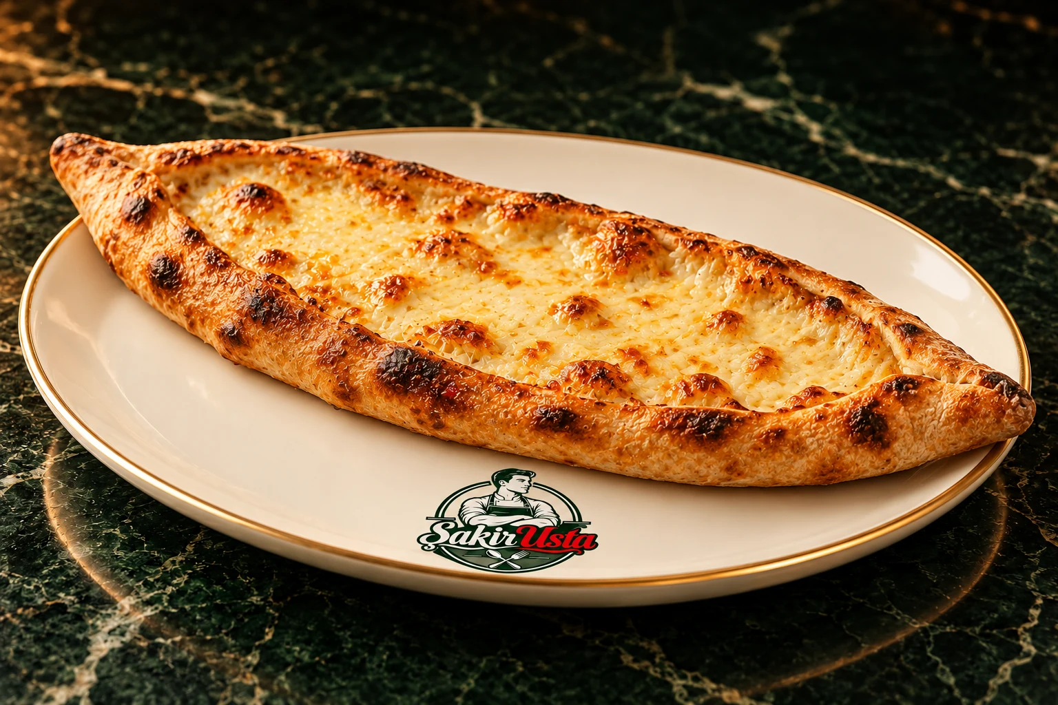 Kaşarlı Pide için temsili sunum