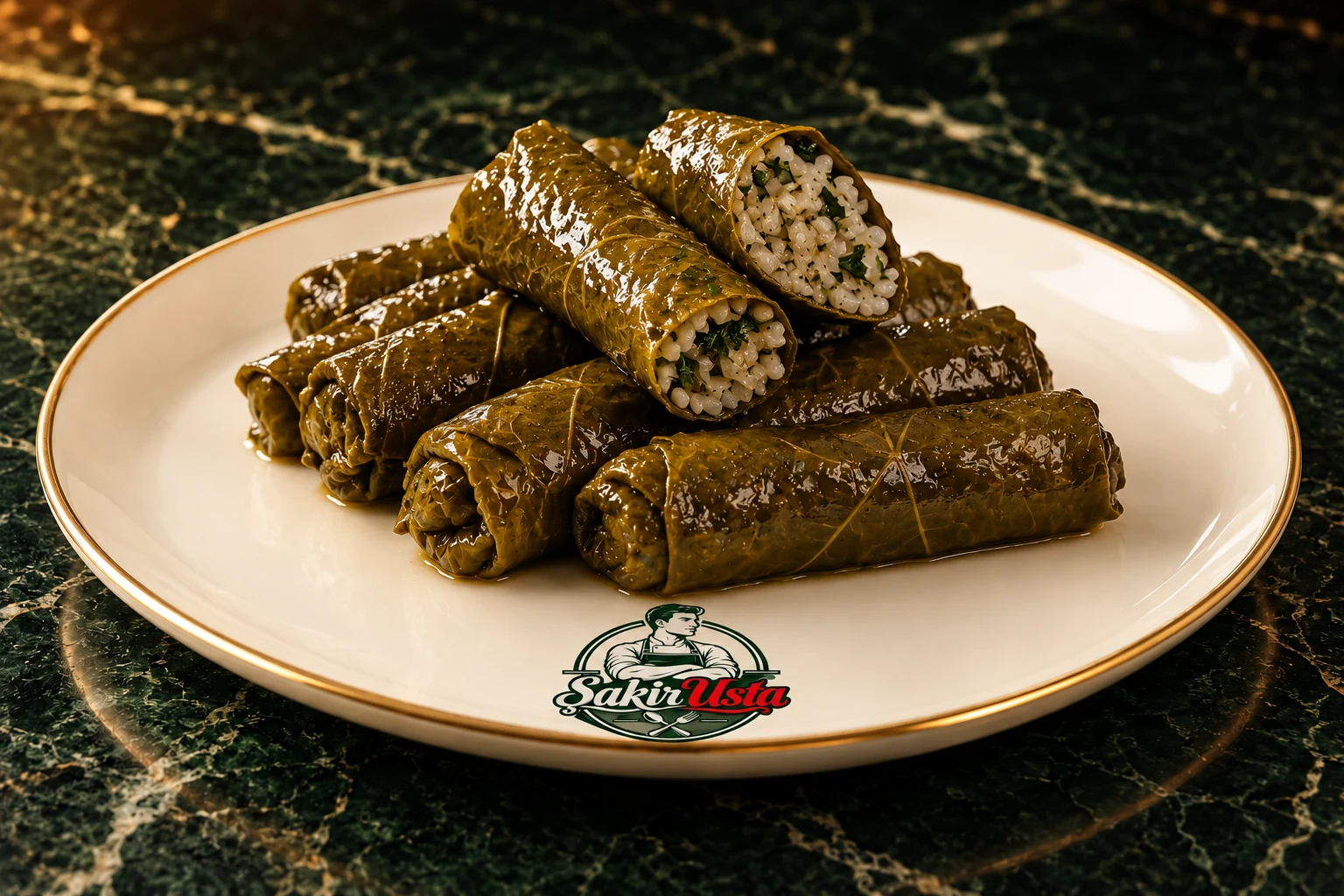 Yaprak Sarma için temsili sunum
